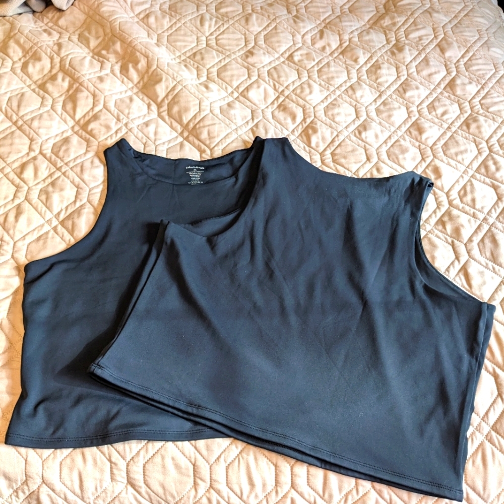 NWoT Bundle of ColorfulKoala Body Contour Sleeveless Crop Tanks